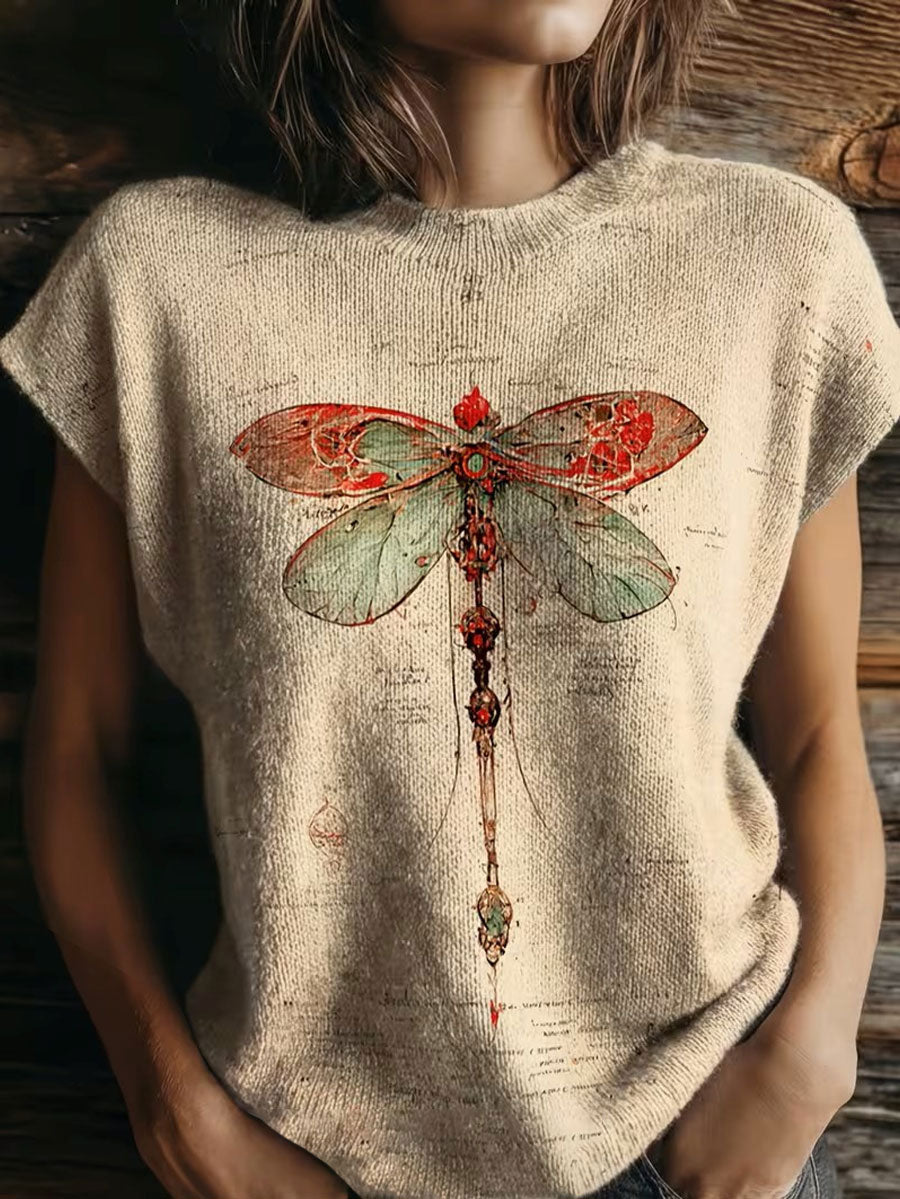 Women's Floral Art Retro Printed Tops