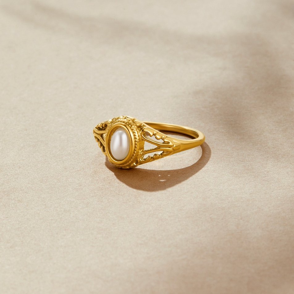 Anillo Vintage Royal Pearl - Isabel de Sevilla