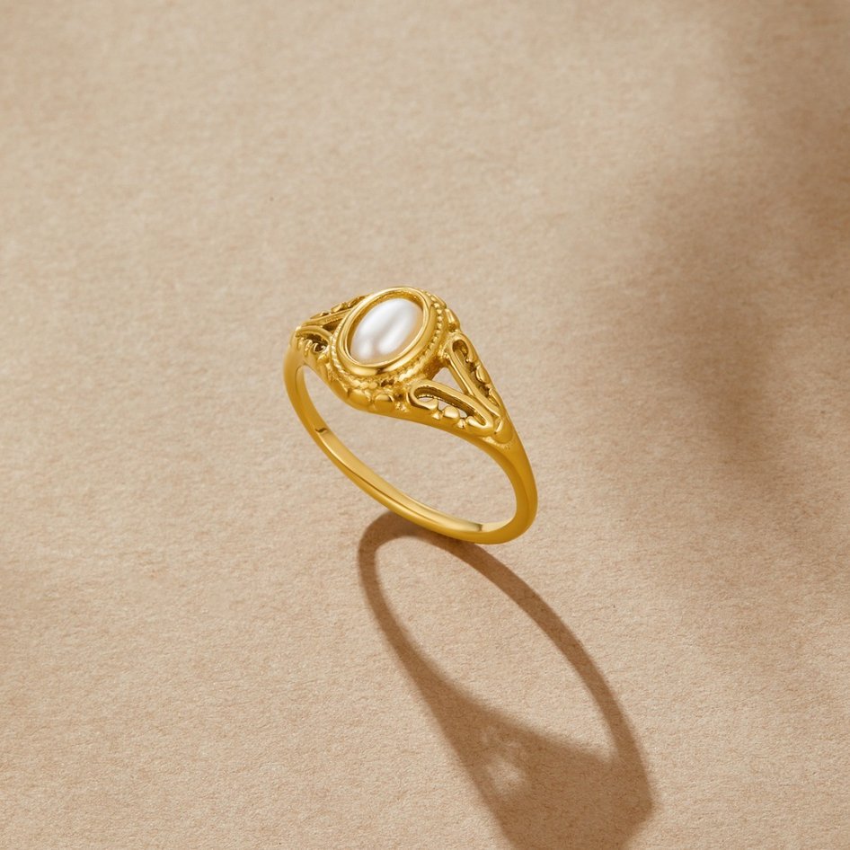 Anillo Vintage Royal Pearl - Isabel de Sevilla