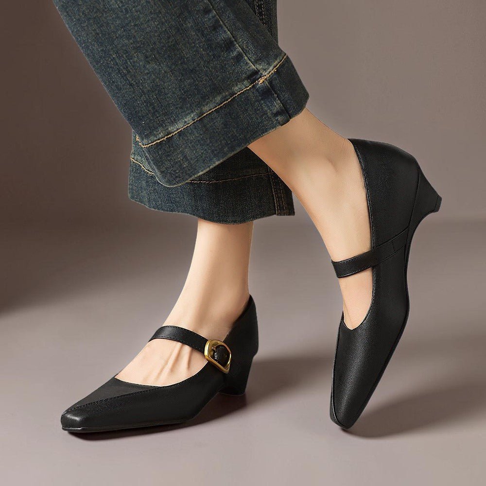 Delia | Tacones Mary Jane con Hebilla - Isabel de Sevilla
