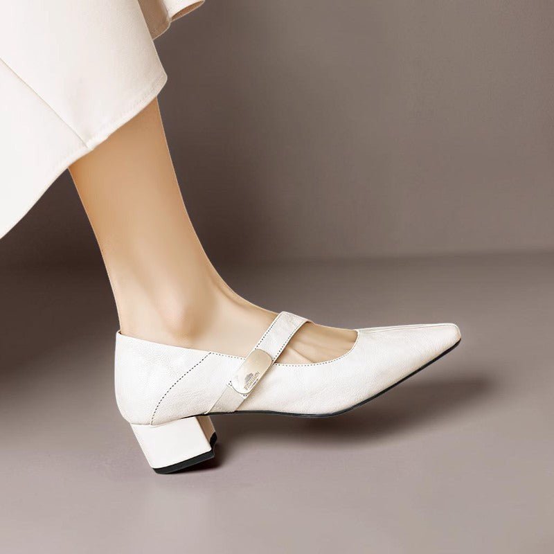 Sabella | Elegantes Zapatos Mary Jane de Punta Cuadrada - Isabel de Sevilla