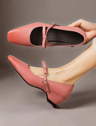 Phoebe | Zapatos de Charol Mary Jane con Correa de Lazo - Isabel de Sevilla